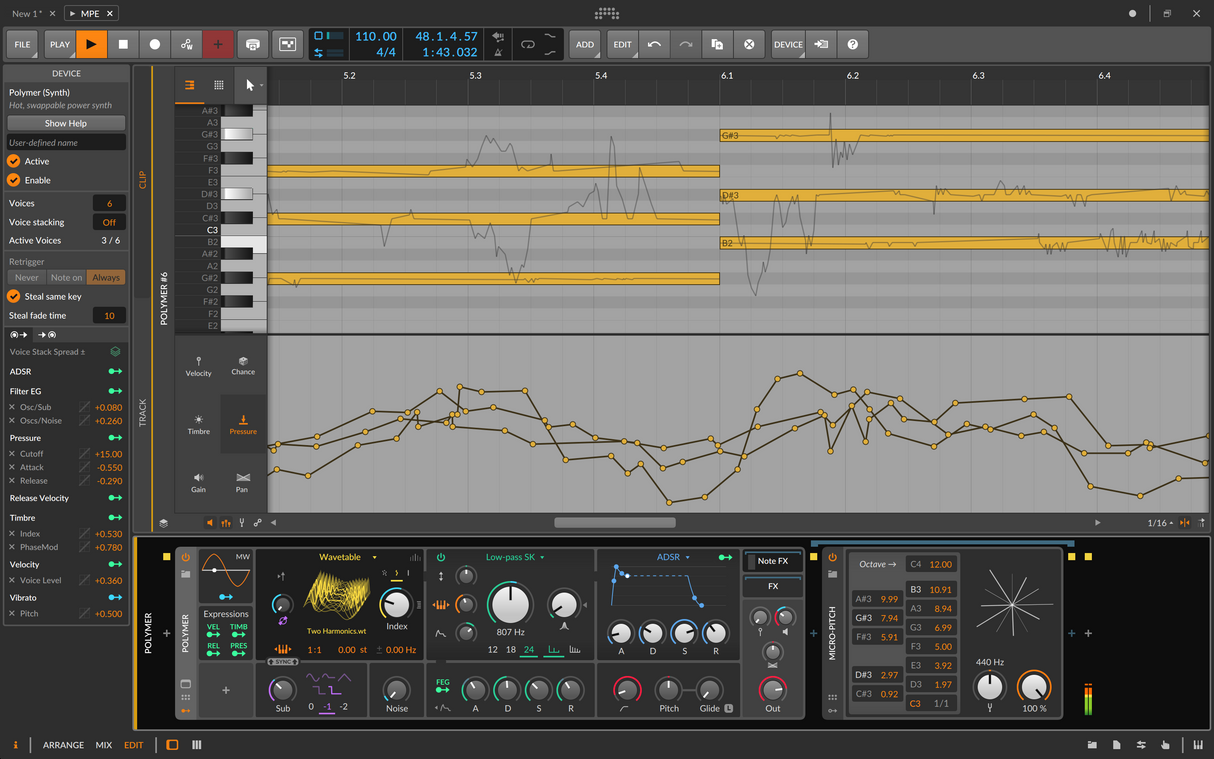 Bitwig Studio Produsent (Oppgradering fra Grunnleggende/16 spor)