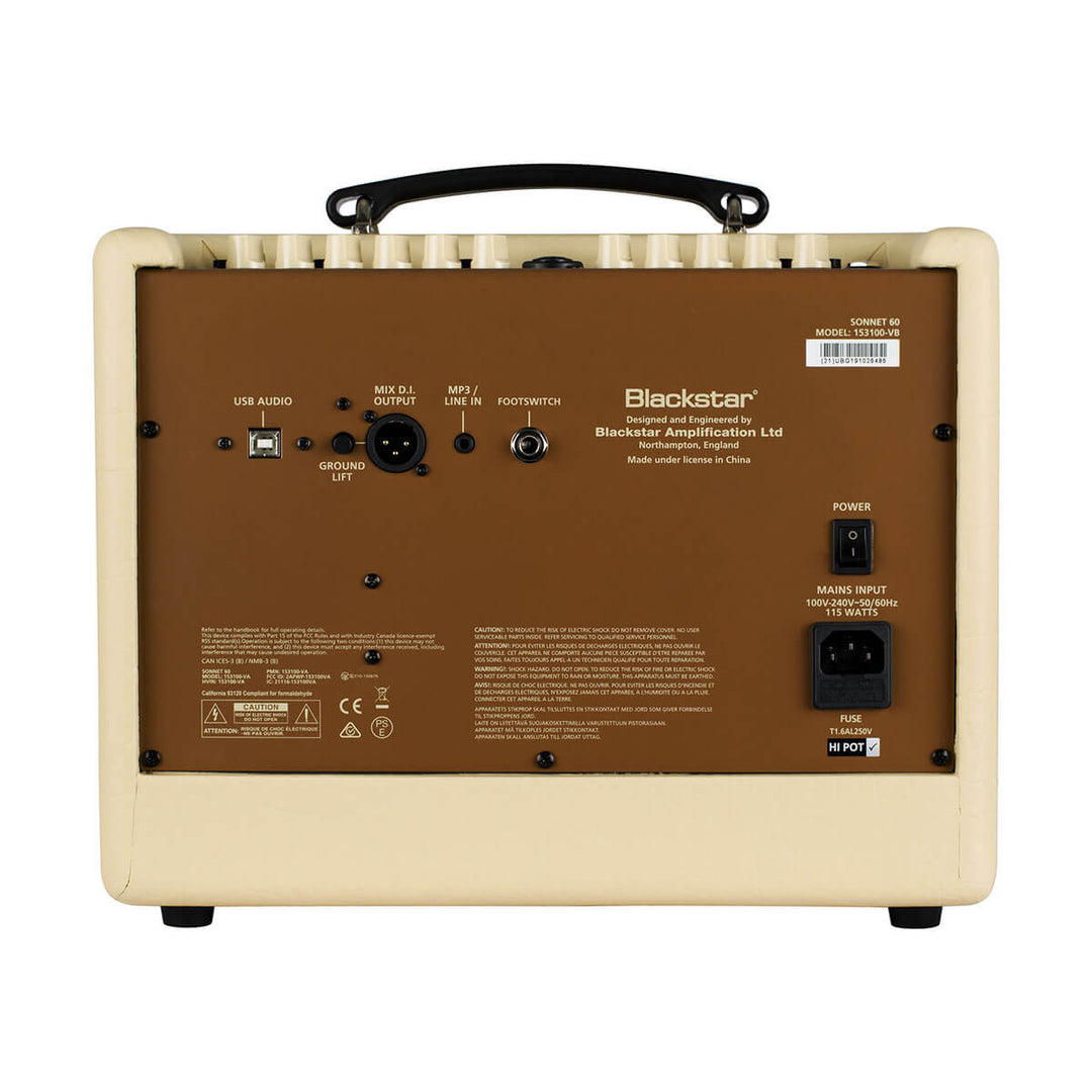 Blackstar Sonnet 60 akustisk gitarforsterker (blond)