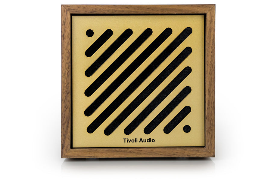 Tivoli Audio Boutigue Bluetooth-høyttaler, valnøtt/gull