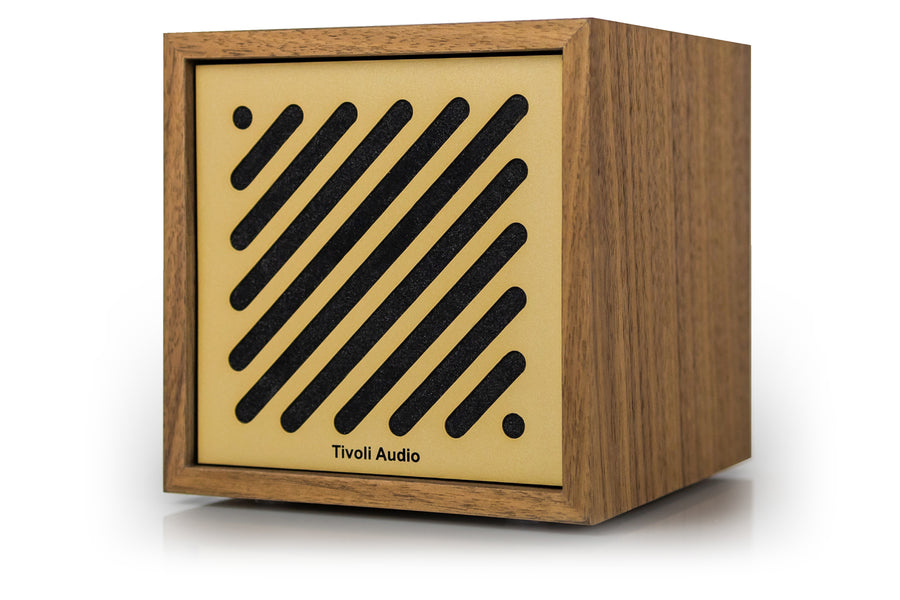 Tivoli Audio Boutigue Bluetooth-høyttaler, valnøtt/gull