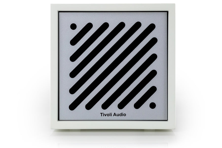 Tivoli Audio Boutique Bluetooth-høyttaler, hvit/sølv