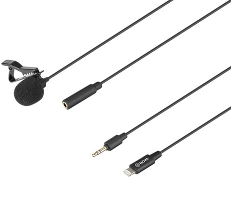 Boya M2 Knapphullsmikrofon til iPhone/iPad 