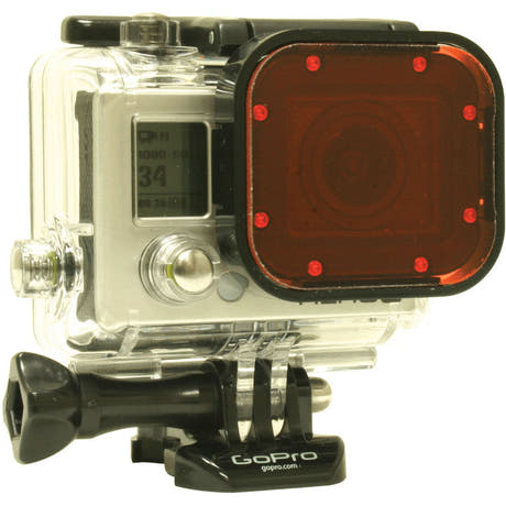 PolarPro Hero3 glassfiltre Slim Line/Rød