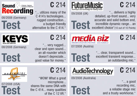AKG C214 kondensatormikrofon