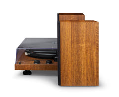 Crosley C62 platespiller med høyttalere (valnøtt)