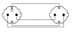 ProCab Shuko power forlengerkabel 3x1,5 mm2 3 m