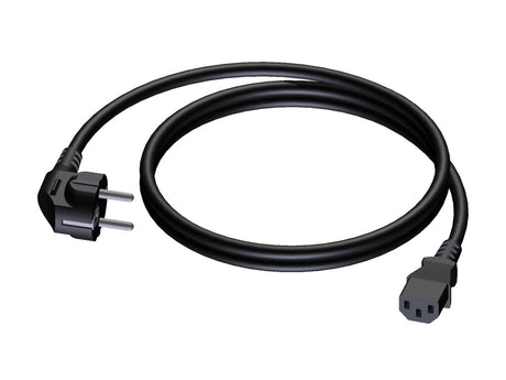 ProCab powerkabel 3x1,5 mm², hun Euro>Schuko han, 0,5 m