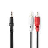 Adapterkabel Minijack til RCA Phono (2m)