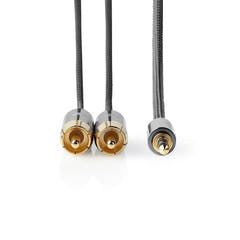 Premium StereoRCA til minijack (1m)