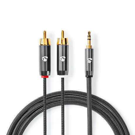 Premium StereoRCA til minijack (1m)