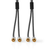 Premium stereo phono-kabel (1m)