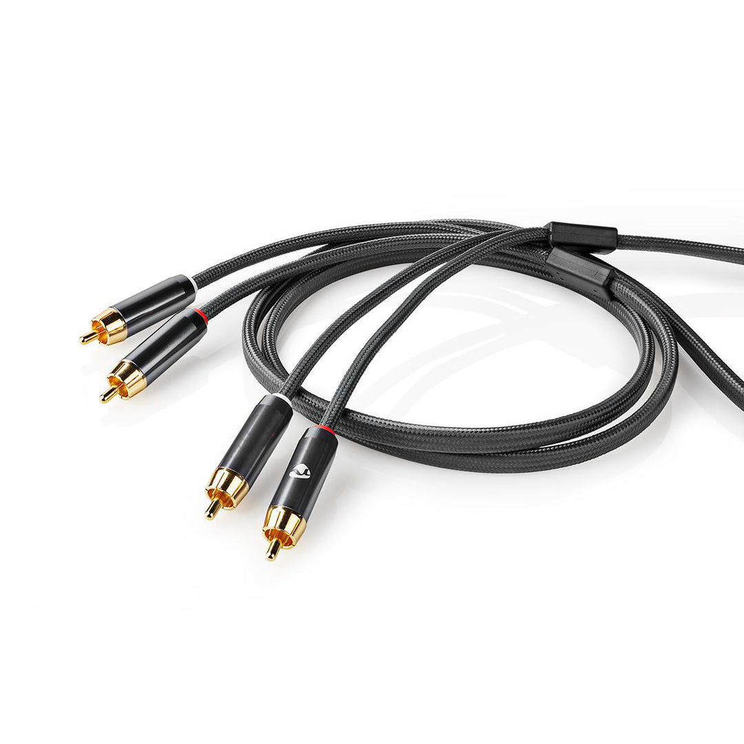 Premium stereo phono-kabel (2m)