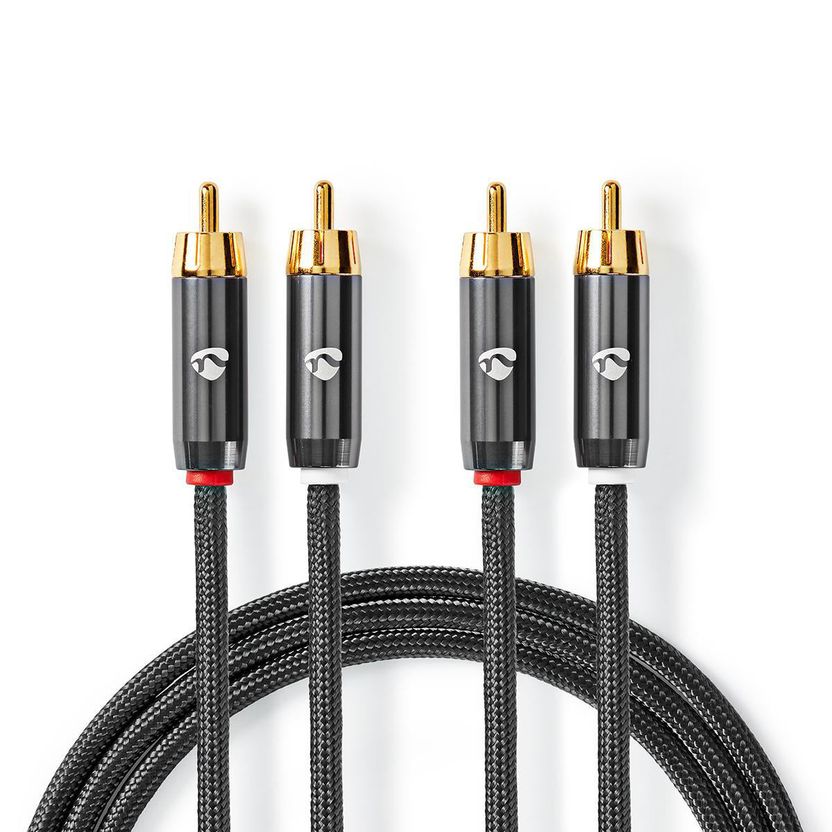 Premium stereo phono-kabel (1m)