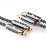 Premium stereo phono-kabel (1m)