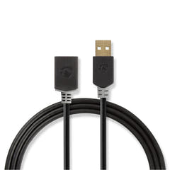 USB 2.0-forlengelseskabel (1,5m)