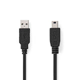USB-kabel - USB-A til USB Mini B (1 meter)