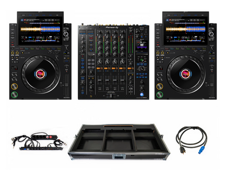 AlphaTheta CDJ-3000X & DJM-A9-pakke
