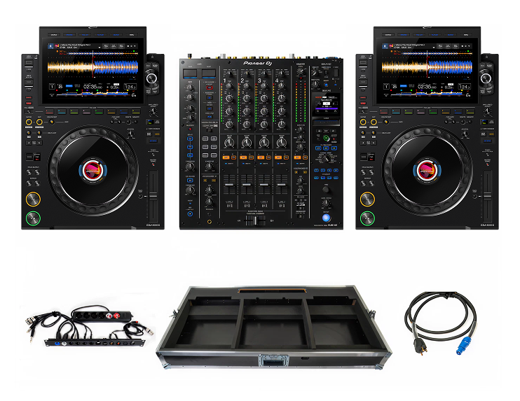 AlphaTheta CDJ-3000X & DJM-A9-pakke