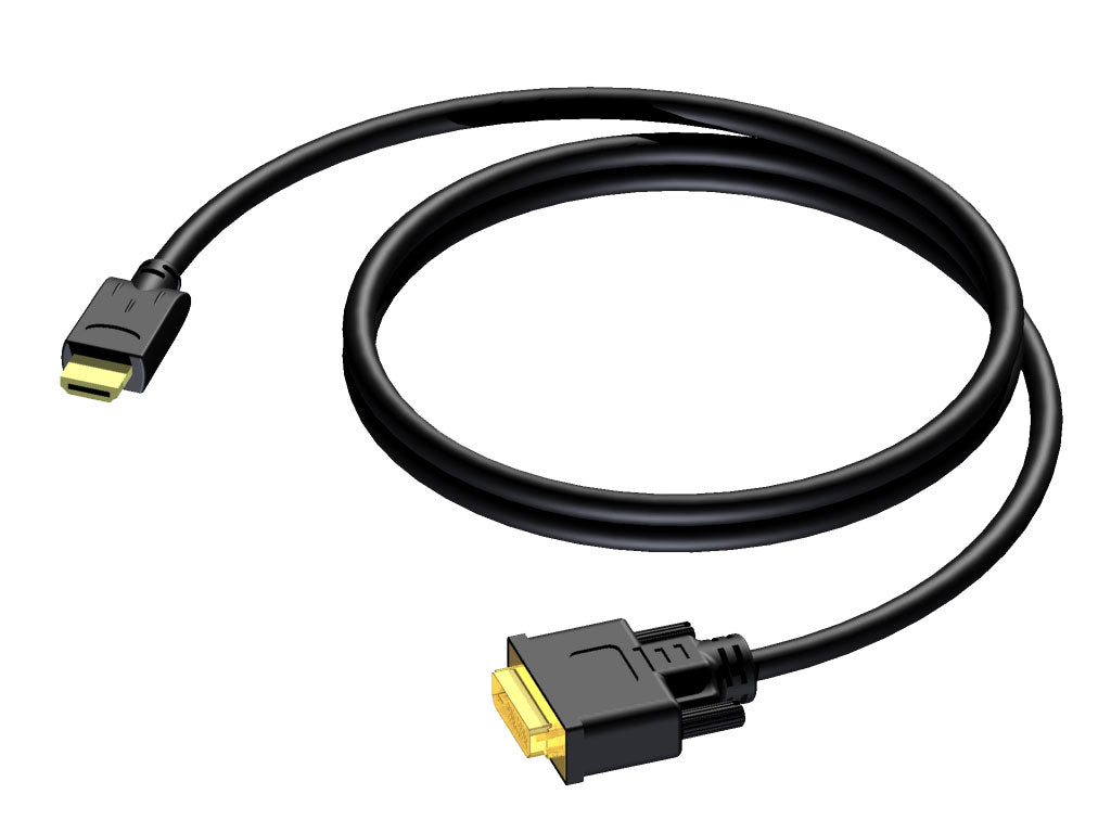 ProCab DVI D hann > HDMI A hann Dual link 5 meter (CDV160-5)