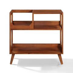 Crosley Asheville medium platespillerstativ med oppbevaring for vinylplater