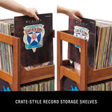 Crosley Asheville Small Oppbevaringsstativ for vinylplater