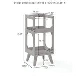 Crosley Asheville Small Oppbevaringsstativ for vinylplater
