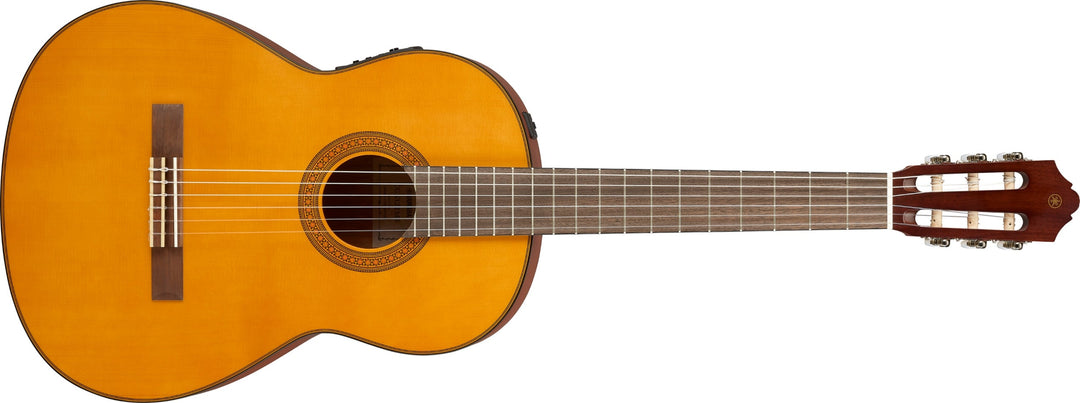 Yamaha CGX122MS klassisk spansk gitar (gran natur)