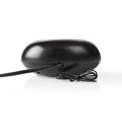 Klokkeradio med vekkerklokke (oval)