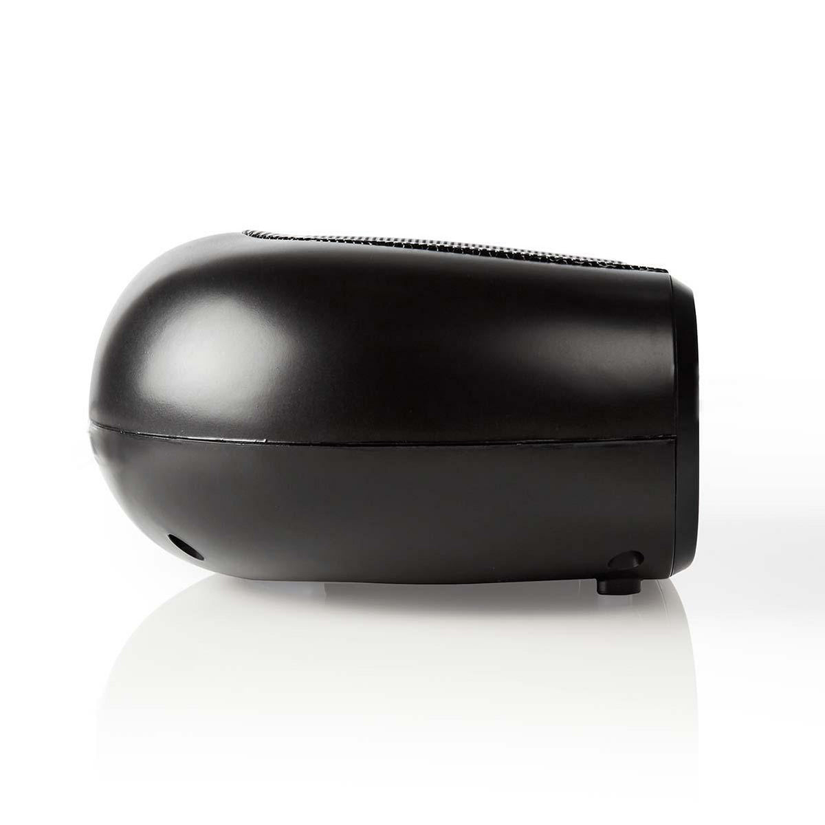 Klokkeradio med vekkerklokke (oval)