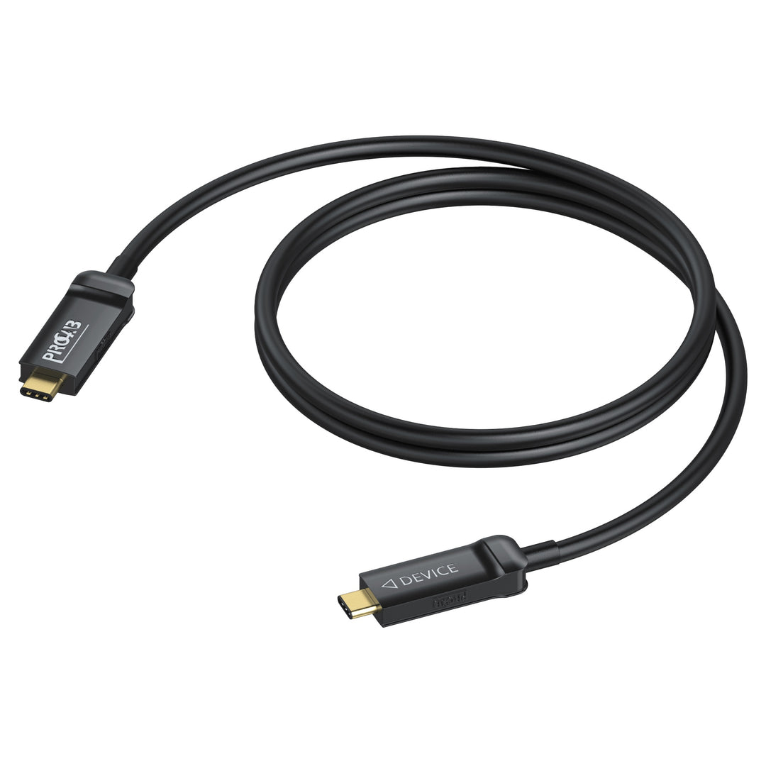 ProCab aktiv optisk USB C-kabel USB 3.2 (10 GBPS) 15 meter