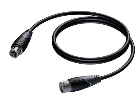 ProCab DMX-AES 110 Ohm digital audio 5 pin XLR 0,5 m