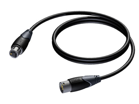 ProCab DMX-AES 110 Ohm digital audio 5 pin XLR 1,5 m
