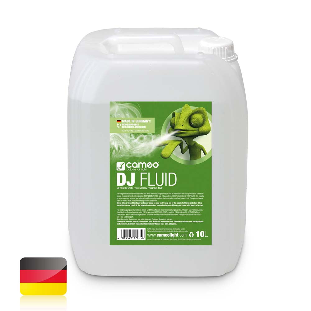 Cameo DJ FLUID 10 L - tåkevæske med middels densitet og middels hengtid 10 L