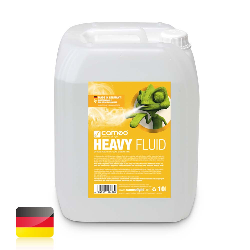 Cameo HEAVY FLUID 10 L – tåkevæske med svært høy densitet og svært lang hengtid 10 L