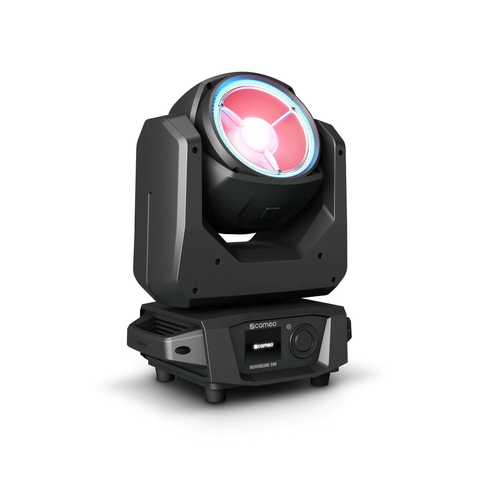 Cameo MOVO BEAM 200 - Beam moving head med endeløs rotasjon og LED-ring