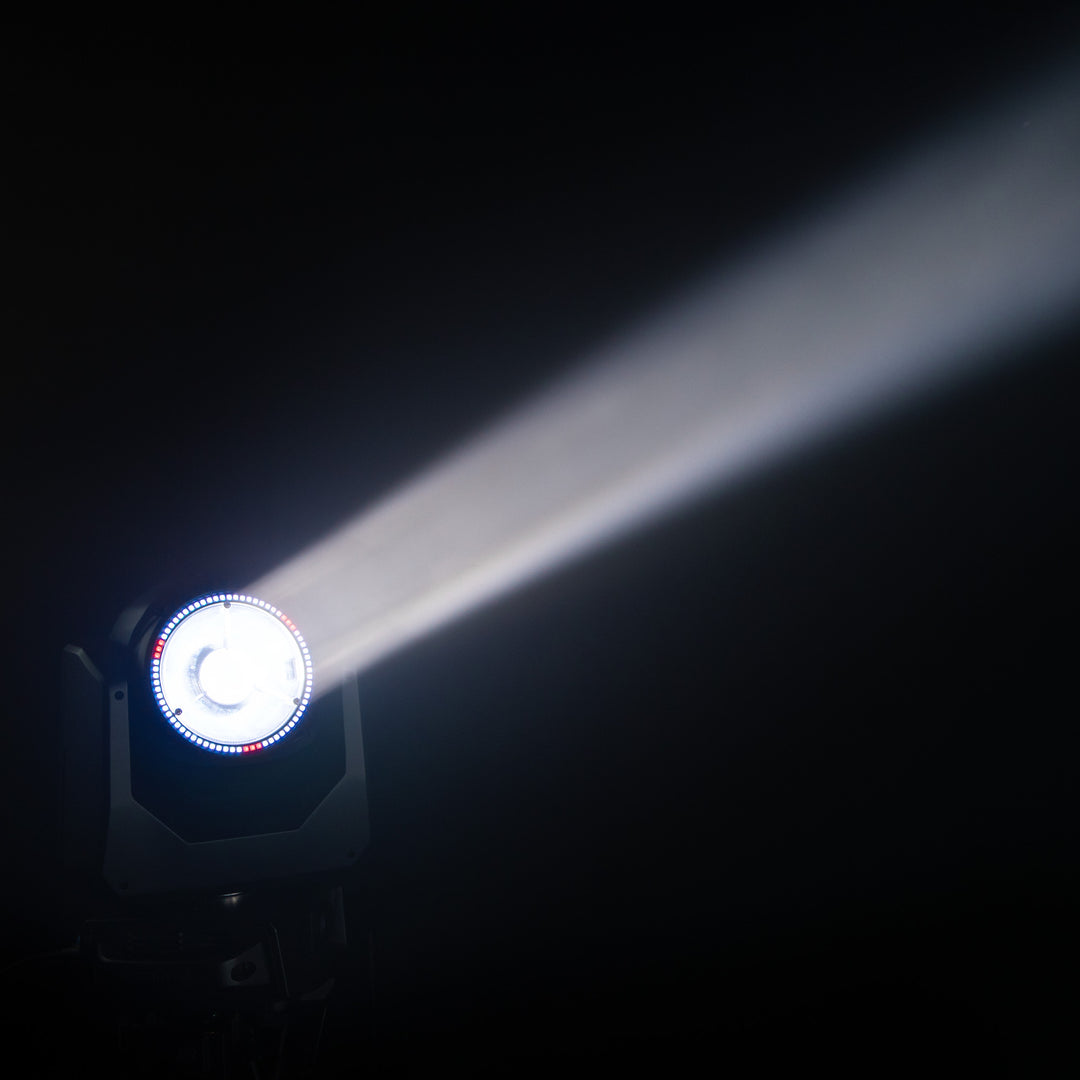 Cameo MOVO BEAM 200 - Beam moving head med endeløs rotasjon og LED-ring