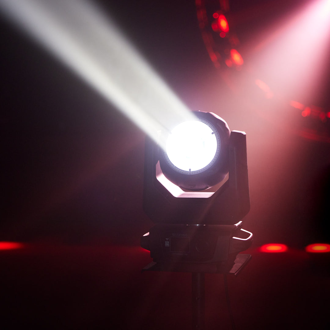 Cameo MOVO BEAM 200 - Beam moving head med endeløs rotasjon og LED-ring