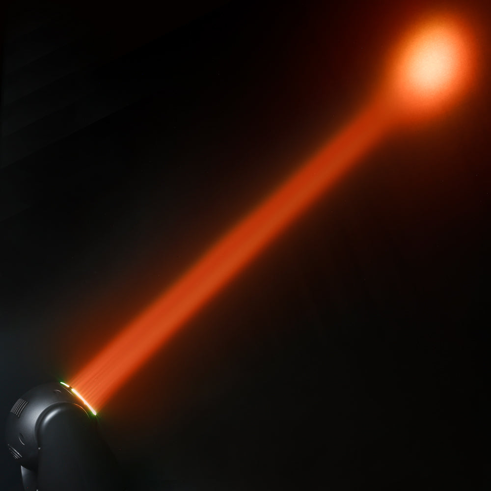 Cameo MOVO BEAM Z100 - Beam-moving head med ubegrenset rotasjon, LED-ring og zoom