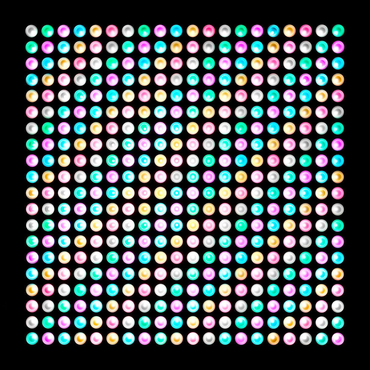 Cameo MATRIX PANEL 10 W RGB - 5 x 5 RGB LED-matrise-panel med individuell pixelstyring