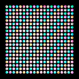 Cameo MATRIX PANEL 10 W RGB - 5 x 5 RGB LED-matrise-panel med individuell pixelstyring