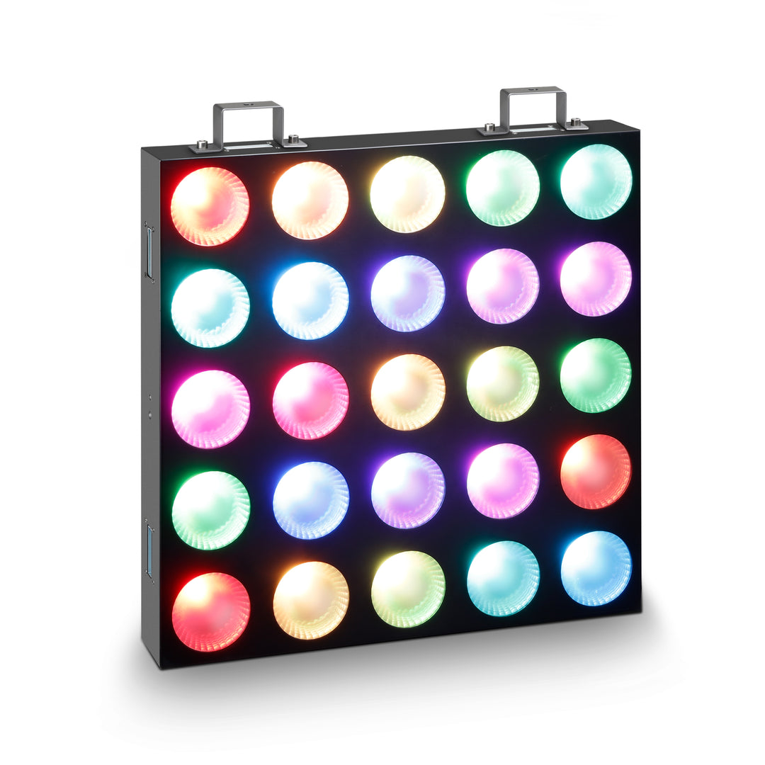 Cameo MATRIX PANEL 10 W RGB - 5 x 5 RGB LED-matrise-panel med individuell pixelstyring