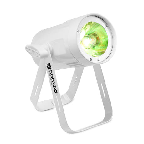 Cameo Q-SPOT 15 RGBW WH - Kompakt spotlys med 15W RGBW LED i hvitt kabinett