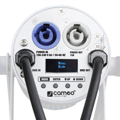 Cameo Q-SPOT 15 RGBW WH - Kompakt spotlys med 15W RGBW LED i hvitt kabinett