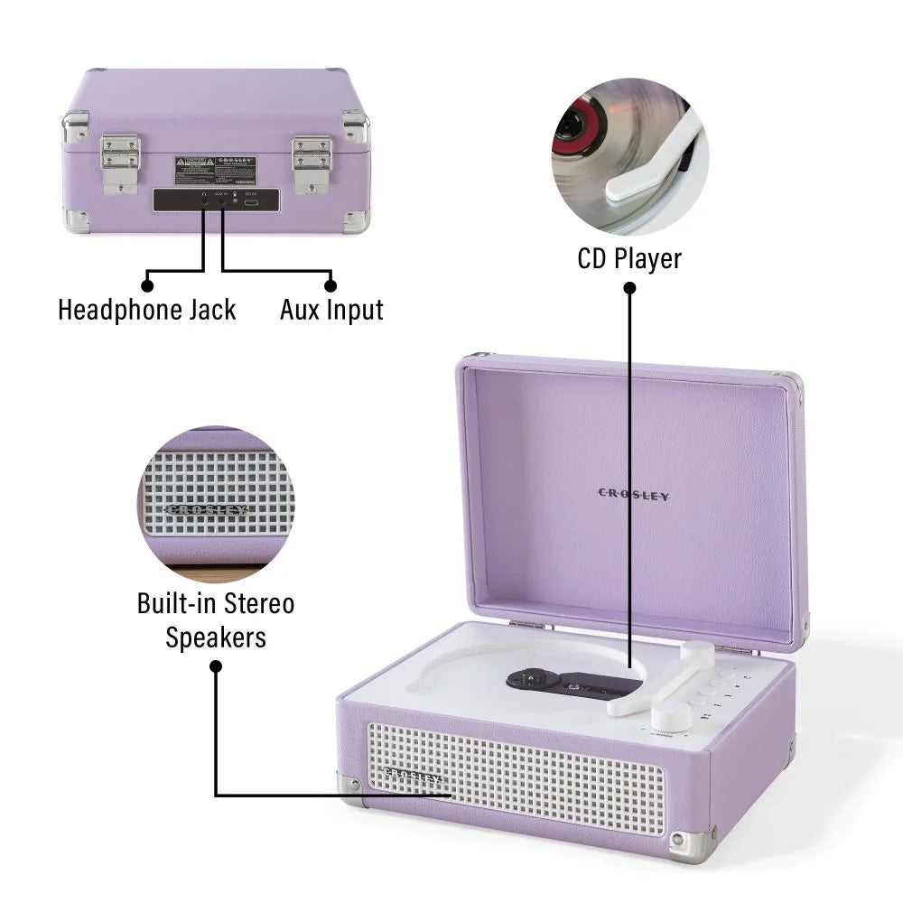 Crosley Cruiser CD-spiller, Lavender