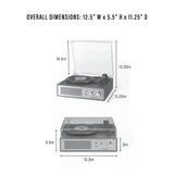 Crosley Miles platespiller, Svart