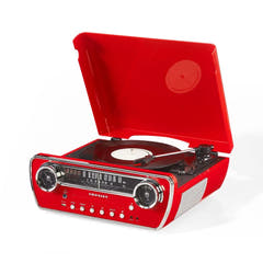 Crosley Powel CR6047A 7-i-1 Platespiller med Bluetooth, CD og radio