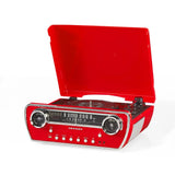Crosley Powel CR6047A 7-i-1 Platespiller med Bluetooth, CD og radio