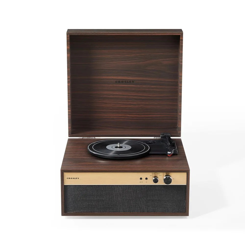 Crosley Jasper retro platespiller, Valnøtt