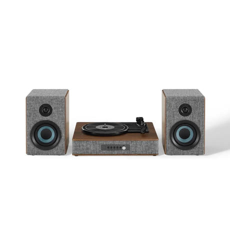 Crosley Arya platespiller med høyttalere, Grå