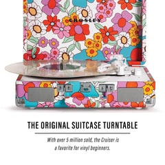 Crosley Cruiser Plus platespiller Toveis Bluetooth (Groovy Floral)